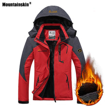 Mountainskin Women's Winter Inner Fleece Waterproof Hiking Jackets Outdoor Sports Warm Camping Trekking Skiing Coat Brand VB097