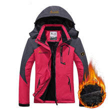 Mountainskin Women's Winter Inner Fleece Waterproof Hiking Jackets Outdoor Sports Warm Camping Trekking Skiing Coat Brand VB097