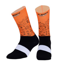 New Fiber Fabric Cycling Socks Professional Comfortable Men Women Bicycle Running Sport Socks Anti Slip Hiking Climbing Socks
