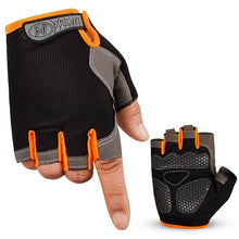 Summer Fashion Sports Half fingered Gloves High Elastic Breathable Mesh Non-slip Gloves Outdoor Cycling Hiking Equipment RR7360