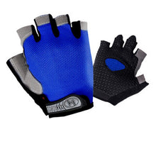 Summer Fashion Sports Half fingered Gloves High Elastic Breathable Mesh Non-slip Gloves Outdoor Cycling Hiking Equipment RR7360