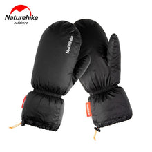 Naturehike White Goose Down Gloves Warm Portable Winter Sport Waterproof Camping Hiking Cycling Motorcycle Bicycle Ski Gloves