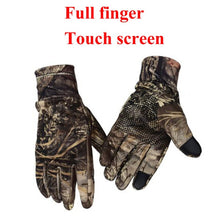 Men Winter Warm CamouflageTouch Screen Fishing Gloves Anti-slip Full Finger Sports Camping Hiking Hunting Angling Gloves