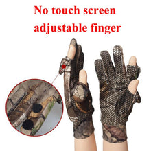 Men Winter Warm CamouflageTouch Screen Fishing Gloves Anti-slip Full Finger Sports Camping Hiking Hunting Angling Gloves