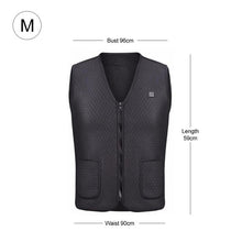 Men Women Outdoor USB Infrared Heating Vest Jacket Winter Flexible Electric Thermal Clothing Waistcoat For Sports Hiking Fishing