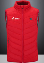 Warm Men Women Winter USB Infrared Heating Vest Flexible Electric Thermal Waistcoat Fish Hiking Euro Size S-4XL Outdoor Jackets