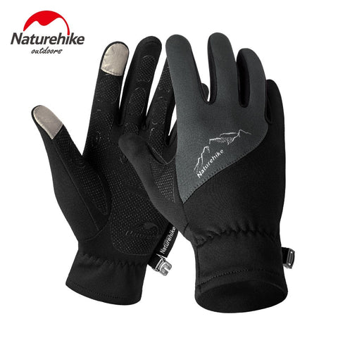 Naturehike NH17S004-T Winter Unisex Sports Touchscreen Windproof Thermal Fleece Gloves Running Jogging Hiking Cycling Ski Bike