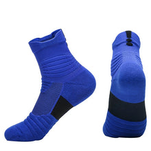 39-45 Professional Sports Socks Men Basketball Running Towel Bottom Anti-Slip Sport Boat Outdoor Breathable Black Cotton Hiking