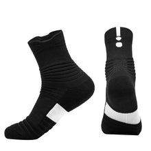39-45 Professional Sports Socks Men Basketball Running Towel Bottom Anti-Slip Sport Boat Outdoor Breathable Black Cotton Hiking