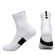 39-45 Professional Sports Socks Men Basketball Running Towel Bottom Anti-Slip Sport Boat Outdoor Breathable Black Cotton Hiking