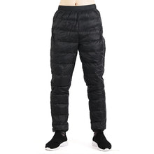 TECTOP Winter Women Men's Soft Down Pants Windproof Outdoor Sports Camping Hiking Skiing Trekking Breathable Male Trousers VA677