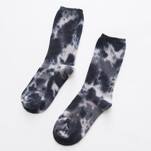 2019 Men Women Colorful Knee-high Sock Hip Hop High Quality Cotton Skate Socks Funny Couple Cycling Running Hiking Tie Dye Sox