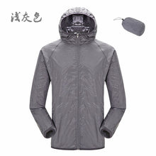 Foldable Quick Dry Outdoor Camping Jackets Summer Windbreaker Waterproof Windproof Sun-protection Thin Hiking Hooded Jacket