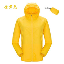 Foldable Quick Dry Outdoor Camping Jackets Summer Windbreaker Waterproof Windproof Sun-protection Thin Hiking Hooded Jacket