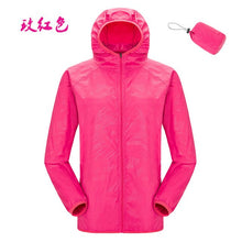 Foldable Quick Dry Outdoor Camping Jackets Summer Windbreaker Waterproof Windproof Sun-protection Thin Hiking Hooded Jacket