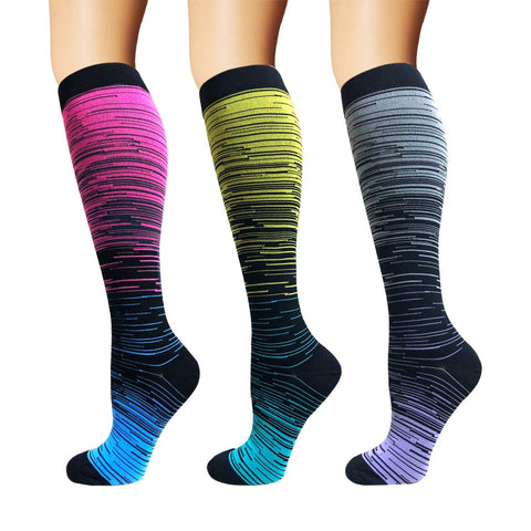 1 Pair Compression Socks Women And Men Stockings Best Medical Nursing Hiking Travel Flight Socks Running Fitness Socks