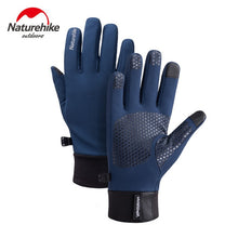 Naturehike NH19S005-T Warm Insulated Winter Touchscreen Fleece Gloves Anti-Slip Windproof Cycling Gloves Camping Hiking Running