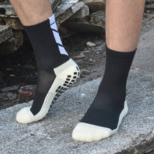 New Men Anti-Slip Football Socks High Quality Soft Breathable Thickened Sports Socks Running Cycling Hiking Women Soccer Socks