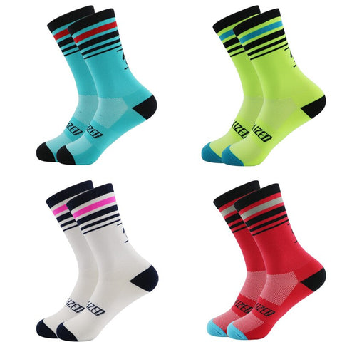 Men Sports Socks Riding Cycling Basketball Running Sport Sock Summer Hiking Tennis Ski Man Women Bike Bicycle Slip