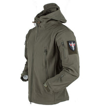Men Winter Waterproof Tactical Army Military Sharkskin Jakcet Softshell Hunt Hiking Fishing Climbing Brathable Hoodie S-4XL Coat