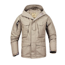 M65 UK US Army Clothes Casual Tactical Windbreaker Men Waterproof Flight Pilot Coat Hoodie Military Field Jacket
