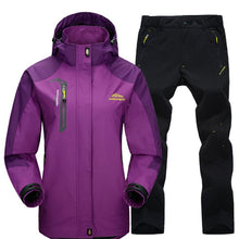 Autumn Men Women Outdoor Jacket Suit Windproof Waterproof Jacket Set Male Trekking Camping Hunting Climbing Jackets Sport Pants