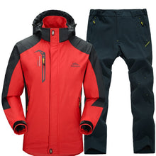 Autumn Men Women Outdoor Jacket Suit Windproof Waterproof Jacket Set Male Trekking Camping Hunting Climbing Jackets Sport Pants