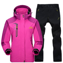 Autumn Men Women Outdoor Jacket Suit Windproof Waterproof Jacket Set Male Trekking Camping Hunting Climbing Jackets Sport Pants