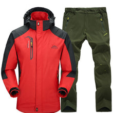 Autumn Men Women Outdoor Jacket Suit Windproof Waterproof Jacket Set Male Trekking Camping Hunting Climbing Jackets Sport Pants