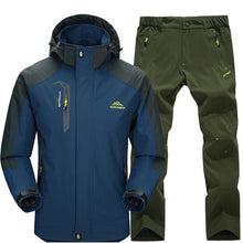 Autumn Men Women Outdoor Jacket Suit Windproof Waterproof Jacket Set Male Trekking Camping Hunting Climbing Jackets Sport Pants