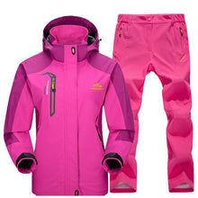 Autumn Men Women Outdoor Jacket Suit Windproof Waterproof Jacket Set Male Trekking Camping Hunting Climbing Jackets Sport Pants