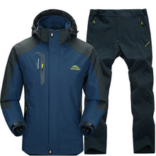 Autumn Men Women Outdoor Jacket Suit Windproof Waterproof Jacket Set Male Trekking Camping Hunting Climbing Jackets Sport Pants