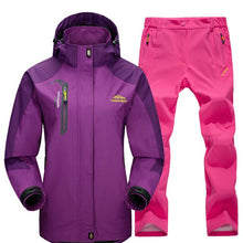 Autumn Men Women Outdoor Jacket Suit Windproof Waterproof Jacket Set Male Trekking Camping Hunting Climbing Jackets Sport Pants