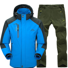 Autumn Men Women Outdoor Jacket Suit Windproof Waterproof Jacket Set Male Trekking Camping Hunting Climbing Jackets Sport Pants