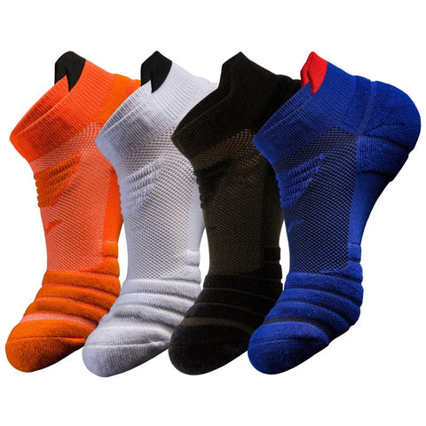 Men Running Basketball Socks Breathable Anti-slip Sport Hiking Cycling Walking Outdoor Sock Cotton Athletic No Sweat Socks
