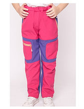 TRVLWEGO Children Winter Softshell Hiking Pants Thermal Fleece Kids Pants Outdoor Waterproof Camping Trekking Skiing Thousers
