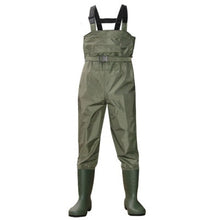 2018 Outdoor Fishing Camping Farming Breathable Overalls Male Wear Strap Jumpsuits Men Waterproof Wading pants with Boots