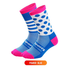 DH SPORTS Brand Cycling Socks Comfortable Outdoor Sport Men Women Dot Socks Running Hiking Racing Road MTB Mountain Bike Socks