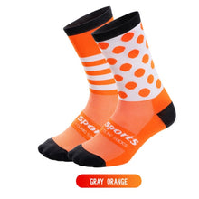 DH SPORTS Brand Cycling Socks Comfortable Outdoor Sport Men Women Dot Socks Running Hiking Racing Road MTB Mountain Bike Socks