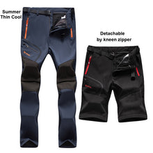 Men New Summer Hot season Hiking Trekking Fishing Camping Climb Run Trousers Plus Size Oversized Waterproof Outdoor Pants