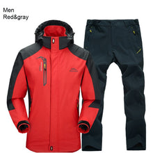 TRVLWEGO Spring & Autumn Outdoor Single Jacket Pants Hiking Camping Men's Suit Windbreak Trekking Coat Trousers Free Return
