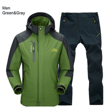 TRVLWEGO Spring & Autumn Outdoor Single Jacket Pants Hiking Camping Men's Suit Windbreak Trekking Coat Trousers Free Return