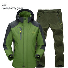 TRVLWEGO Spring & Autumn Outdoor Single Jacket Pants Hiking Camping Men's Suit Windbreak Trekking Coat Trousers Free Return