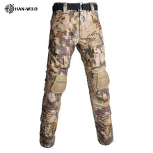 Tactical Pants Cargo Pants with Knee Pad Men Hiking Pants Military Pant SWAT Army Airsoft Clothes Hunter Field Combat Trouser