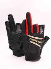 Genuine Leather Daiwa Fishing Gloves 3 Finger Cut Durable Breathable Gloves Outdoor Hiking Cycing 5 Finger Cut Sport Gloves MLXL