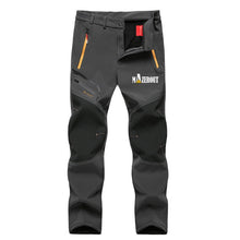 Men Oversized Plus size Winter Softshell Fleece Outdoor Pants Trekking Fish Camp Climb Hiking Ski Warm Travel Trousers Free ship