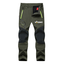 Men Oversized Plus size Winter Softshell Fleece Outdoor Pants Trekking Fish Camp Climb Hiking Ski Warm Travel Trousers Free ship