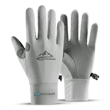 Summer Ice Silk Cycling Gloves Touch Screen Fishing Sport Cool  Motorcycle Sunscreen  Women Breathable Hiking Driving Men Glove