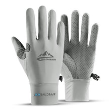 Summer Ice Silk Cycling Gloves Touch Screen Fishing Sport Cool  Motorcycle Sunscreen  Women Breathable Hiking Driving Men Glove
