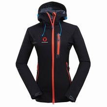 2019 Winter Women Soft shell Outdoor Waterproof Ski Jacket Fleece Thermal Waterproof Coat Outdoor Camping Hiking Female Jacket